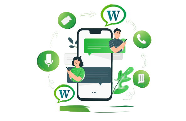 Mobile device surrounded by web design and content creation icons for 3webindia services